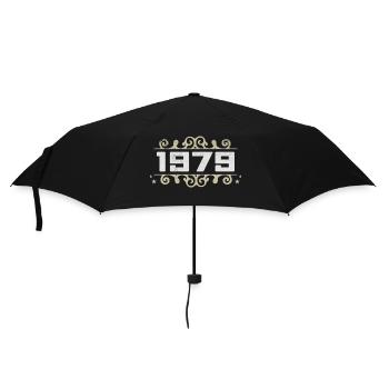 Vintage 1979 Retro Birthday 1979 Vintage 1979 - Umbrella (small) - black - Front