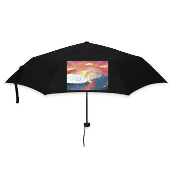 Crépuscule Marin Fantastique - Parapluie standard - noir - Devant