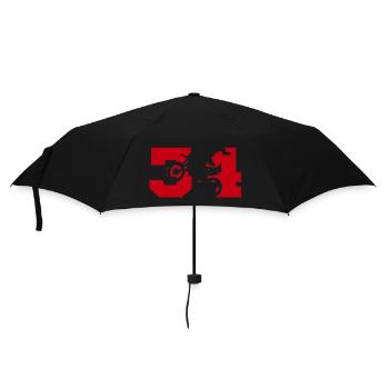 Moto 34 motard - Parapluie standard - noir - Devant