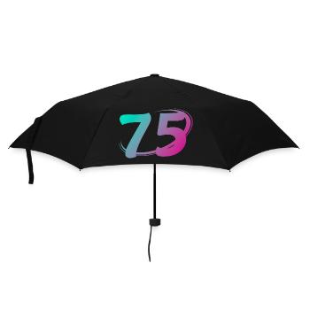 Number 75 multicolor - Umbrella (small) - black - Front