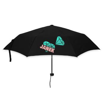 Janek en tant que papa - Parapluie standard - noir - Devant