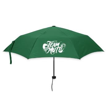 Team Mutti! - Regenschirm (klein) - Flaschengrün - Vorne