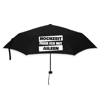 Gift for Aileen - Umbrella (small) - black - Front