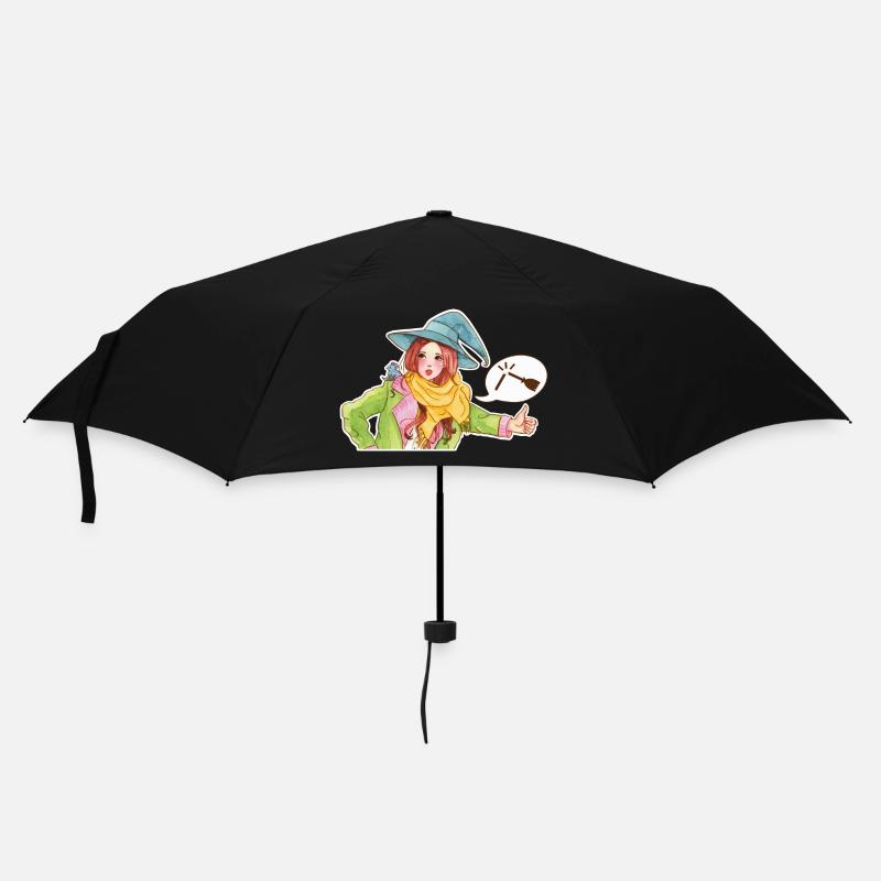 Witch hitchhiker's guide - broom is broken! - Umbrella (small) - black