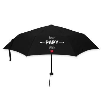 Zukunft Opa 2025 - Regenschirm (klein) - Schwarz - Vorne