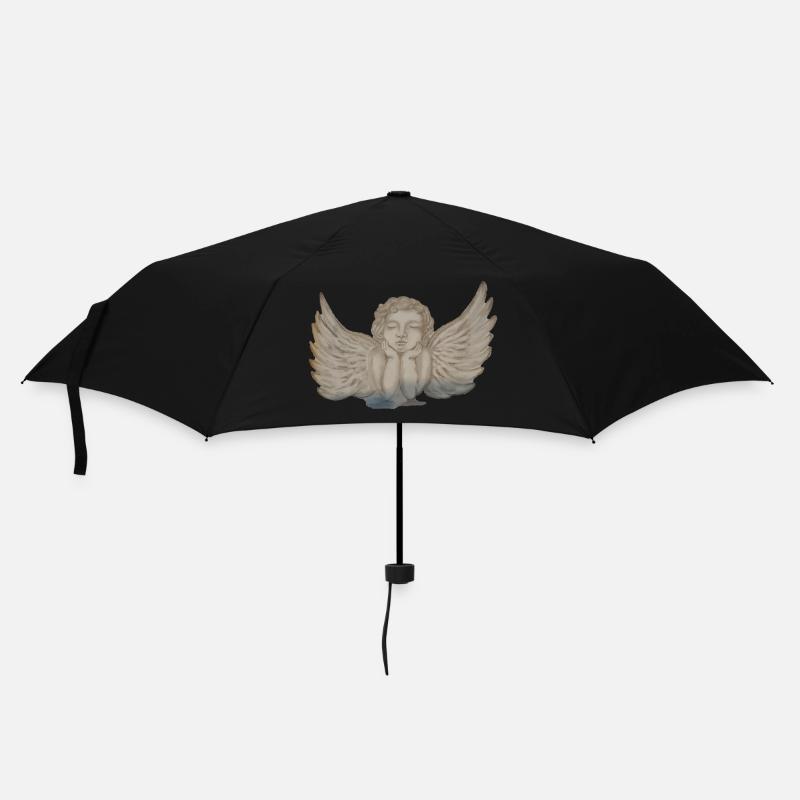 ENGEL - Regenschirm (klein) - Schwarz