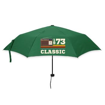 Jubiläum 1973 Retro-Klassiker - Regenschirm (klein) - Flaschengrün - Vorne