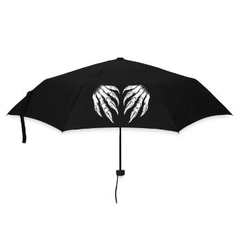 krallen 2 - Regenschirm (klein) - Schwarz - Vorne