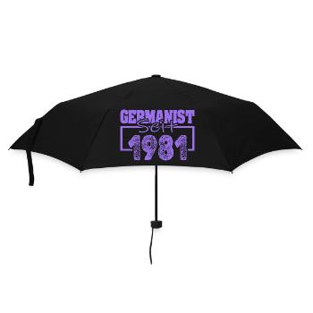 Germanist 1981 - Umbrella (small) - black - Front