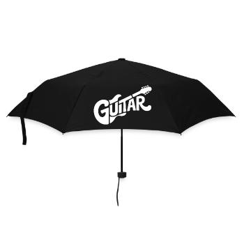 Guitare - Cool Guiratist Music Logo - Parapluie standard - noir - Devant