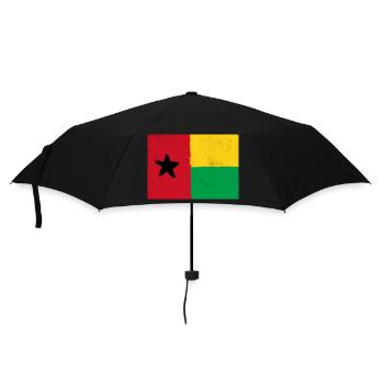 Flag of Guinea-Bissau – Star of Africa - Umbrella (small) - black - Front