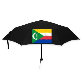 Drapeau des Comores - Parapluie standard - noir - Devant
