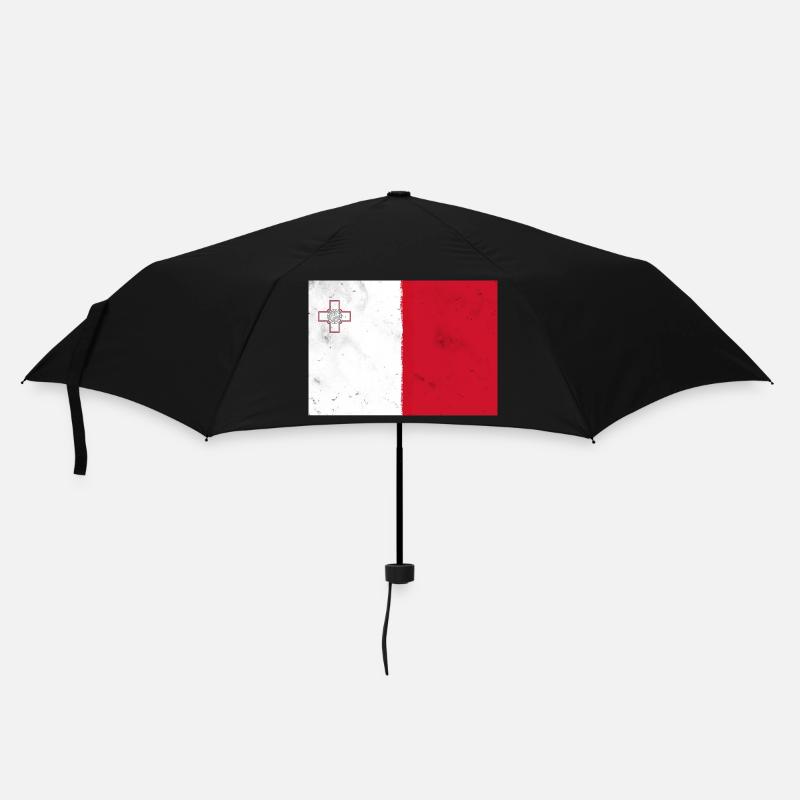 Drapeau de Malte - Parapluie standard - noir