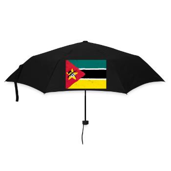 Flag of Mozambique - Umbrella (small) - black - Front
