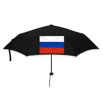 Flag of Russia - Umbrella (small) - black - Front