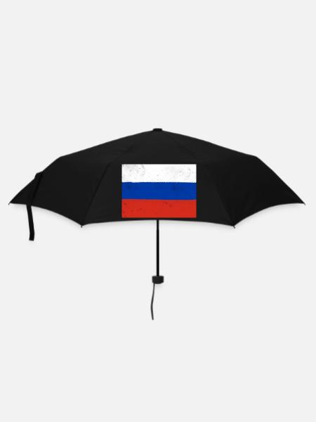 Flag of Russia - Umbrella (small) - black