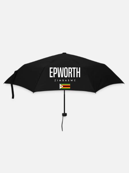 Epworth Simbabwe - Regenschirm (klein) - Schwarz