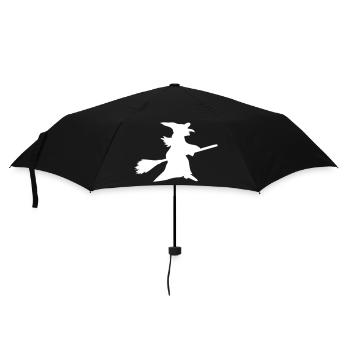 Fairytale magic witch in the forest - Umbrella (small) - black - Front