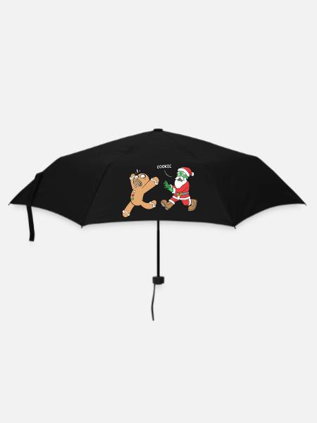 Gingerbread Christmas Gingerbread Man Gingerbread - Umbrella (small) - black