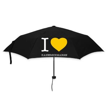 I love Kaiserschmarrn - Umbrella (small) - black - Front