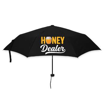 Honey Dealer Beekeeper Honeycomb Beekeeping - Umbrella (small) - black - Front