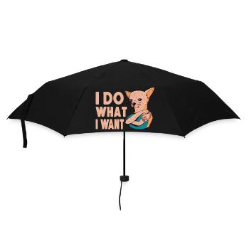 Chihuahua Chihuahueño Je fais ce que je - Parapluie standard - noir - Devant