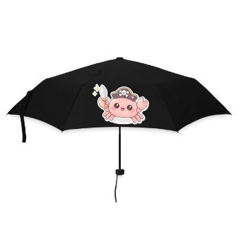 Pirate Crab with Sword - Umbrella (small) - black - Front