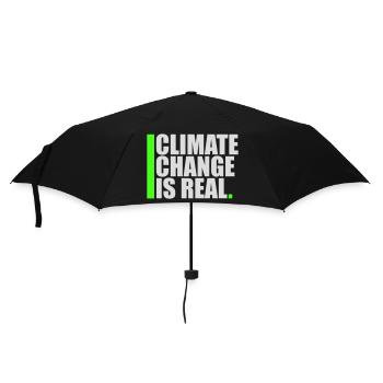 Climate Change Is Real Climate Change Science - Umbrella (small) - black - Front