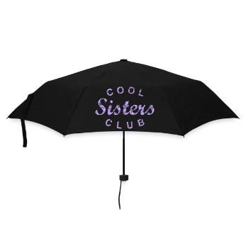 Cool Sisters Club Sister Gift - Umbrella (small) - black - Front