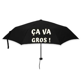 ÇA va gros ! - Parapluie standard - noir - Devant
