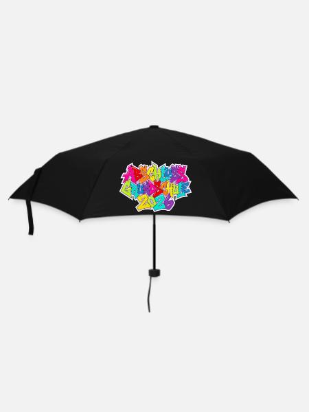 Grundschule Abschluss 2026 - Regenschirm (klein) - Schwarz