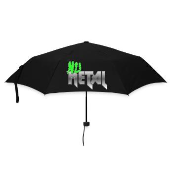 Nu Metal Green Fan Edition - Regenschirm (klein) - Schwarz - Vorne