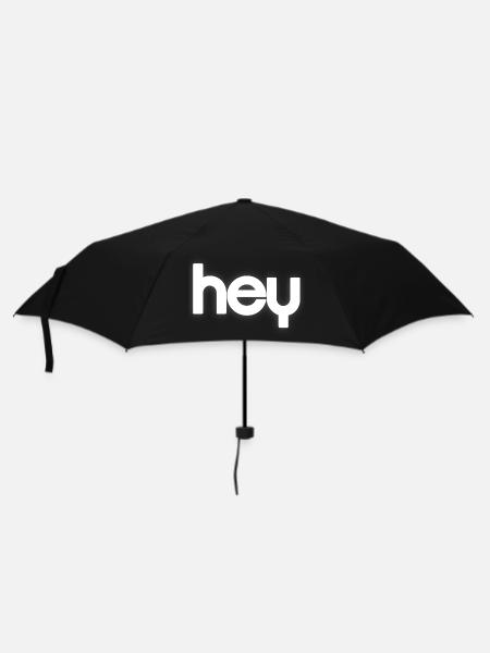HEY Cloudline Abstract Banner - Regenschirm (klein) - Schwarz