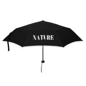 Natur - Regenschirm (klein) - Schwarz - Vorne