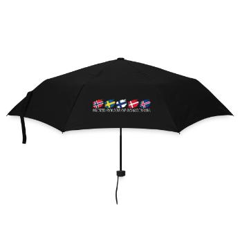 United Colors of Scandinavia - black - Regenschirm (klein) - Schwarz - Vorne