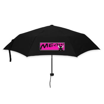 cute cat MEOW cats cat cat - Umbrella (small) - black - Front
