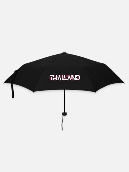 Thailand (Thailand) - Regenschirm (klein) - Schwarz