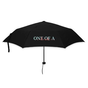 Einzigartig - Regenschirm (klein) - Schwarz - Vorne