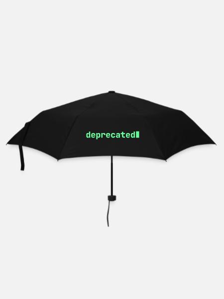 Feeling Deprecated | Developer mood - Umbrella (small) - black