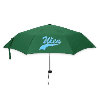 Wien - Regenschirm (klein) - Flaschengrün - Vorne