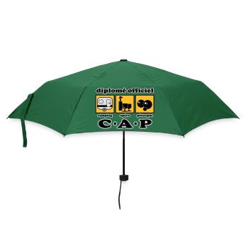 Camping Aperitif Schalen flex - Regenschirm (klein) - Flaschengrün - Vorne
