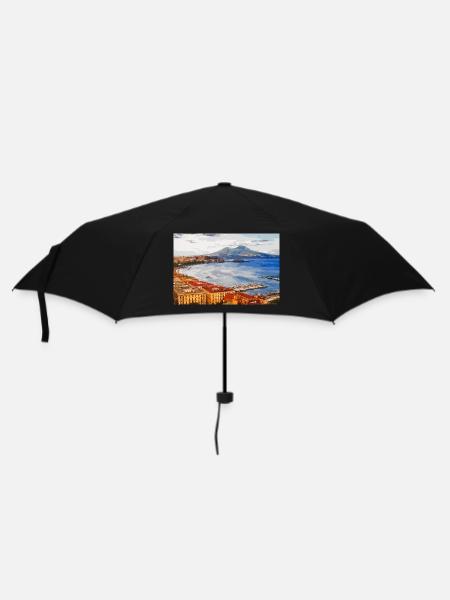The Bay of Naples (digital drawing) - Umbrella (small) - black