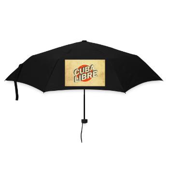 CUBA LIBRE retro vintage Poster - Regenschirm (klein) - Schwarz - Vorne