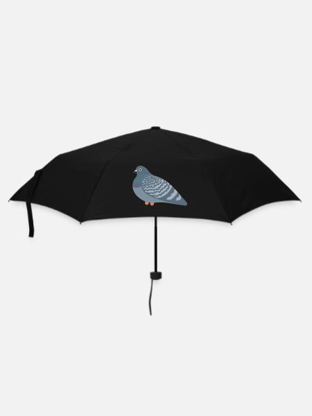 Cookie Pigeon Friend - Parapluie standard - noir