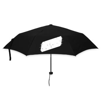 Blobs inclined with cracks | Marker (Vectorgraphic) - Umbrella (small) - black - Front