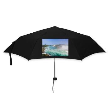 Canada Ontario Niagara Falls American and Canadian - Umbrella (small) - black - Front
