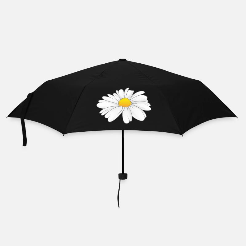 Daisy - Flower - Umbrella (small) - black