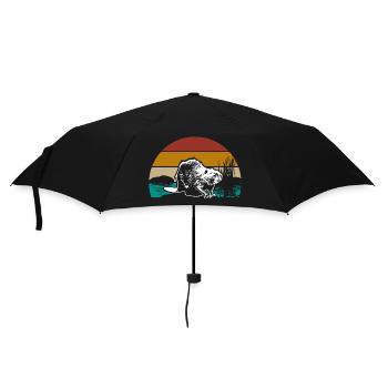 Beaver animal - Umbrella (small) - black - Front
