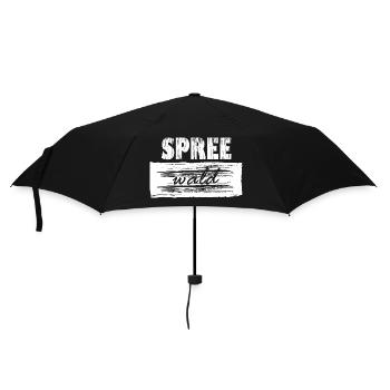Mein Spreewald - schrift Design - Regenschirm (klein) - Schwarz - Vorne
