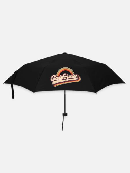 California 80s Retro - Parapluie standard - noir